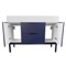 Modern Bathroom Vanity, Blue, 48